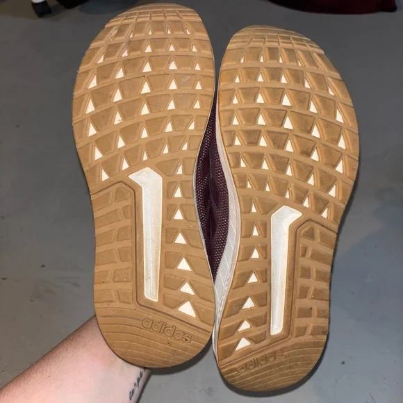 adidas Women's Athletic Shoes in Burgundy and White - Picture 3 of 3
